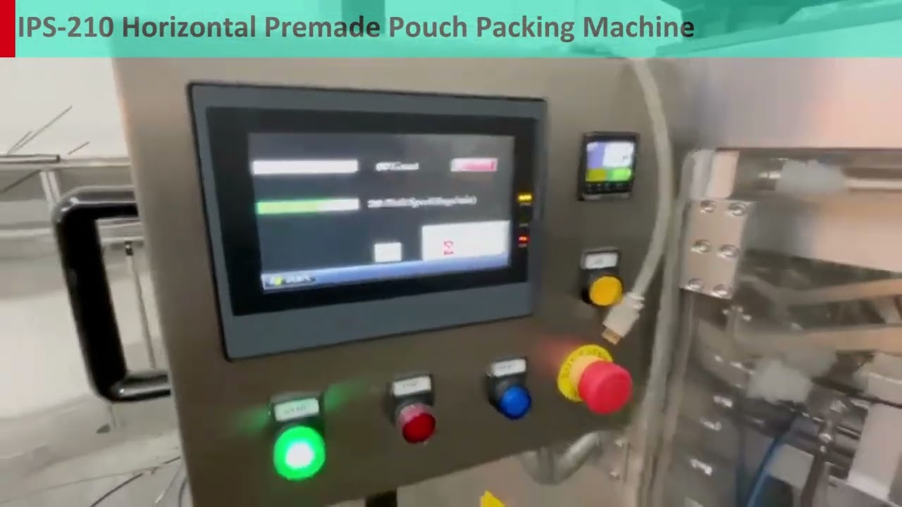 Horizontal Premade Pouch Packing Machine  - Cat Biscuits