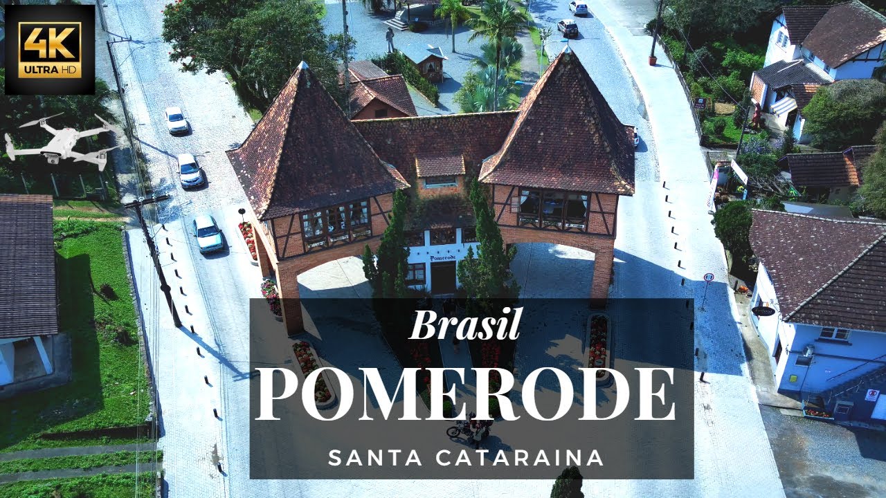 Pomerode SC | Rota Enxaimel - Vista Aérea de Drone 4k