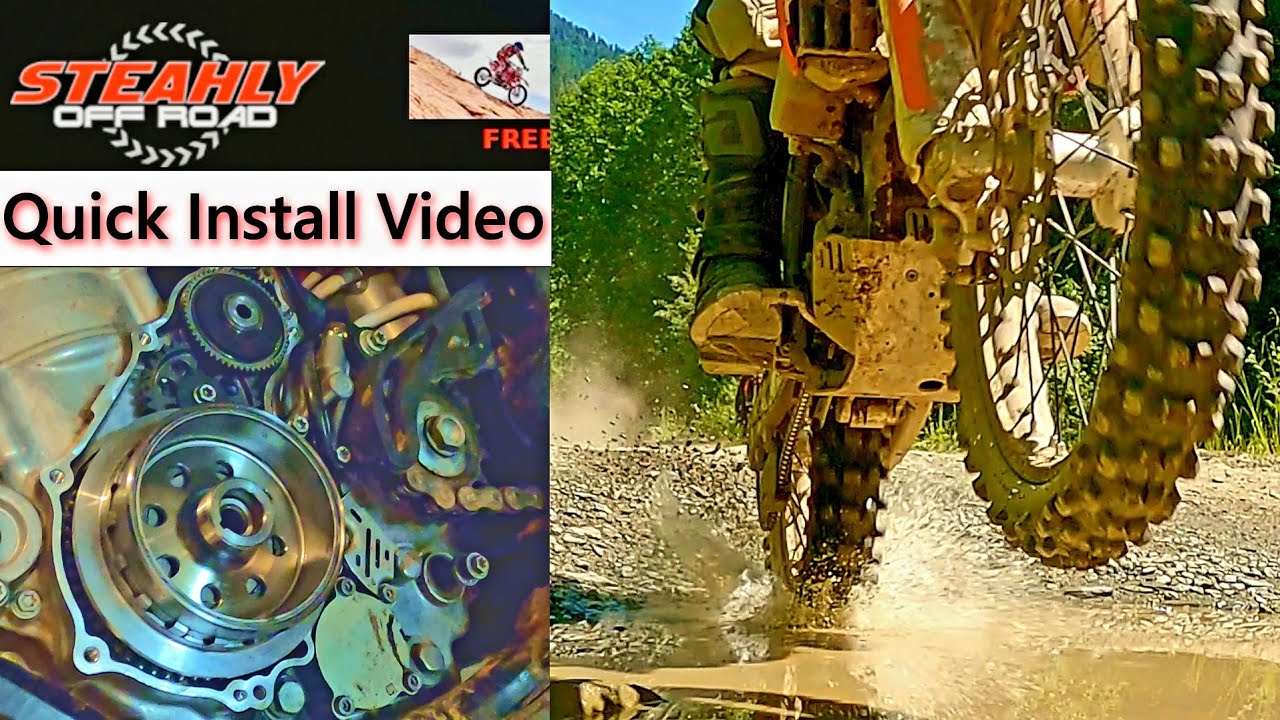 Steahly Flywheel Weight 8oz Install KTM, GasGas, Husky in 4K