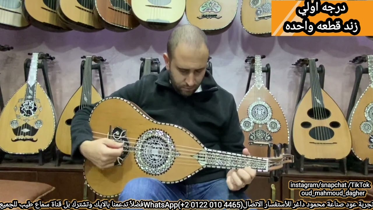 مقام العجم و البحر بيضحك ليه Oud بريشة مايكل انسي عود صناعة محمود داغر تسلسل (A563)
