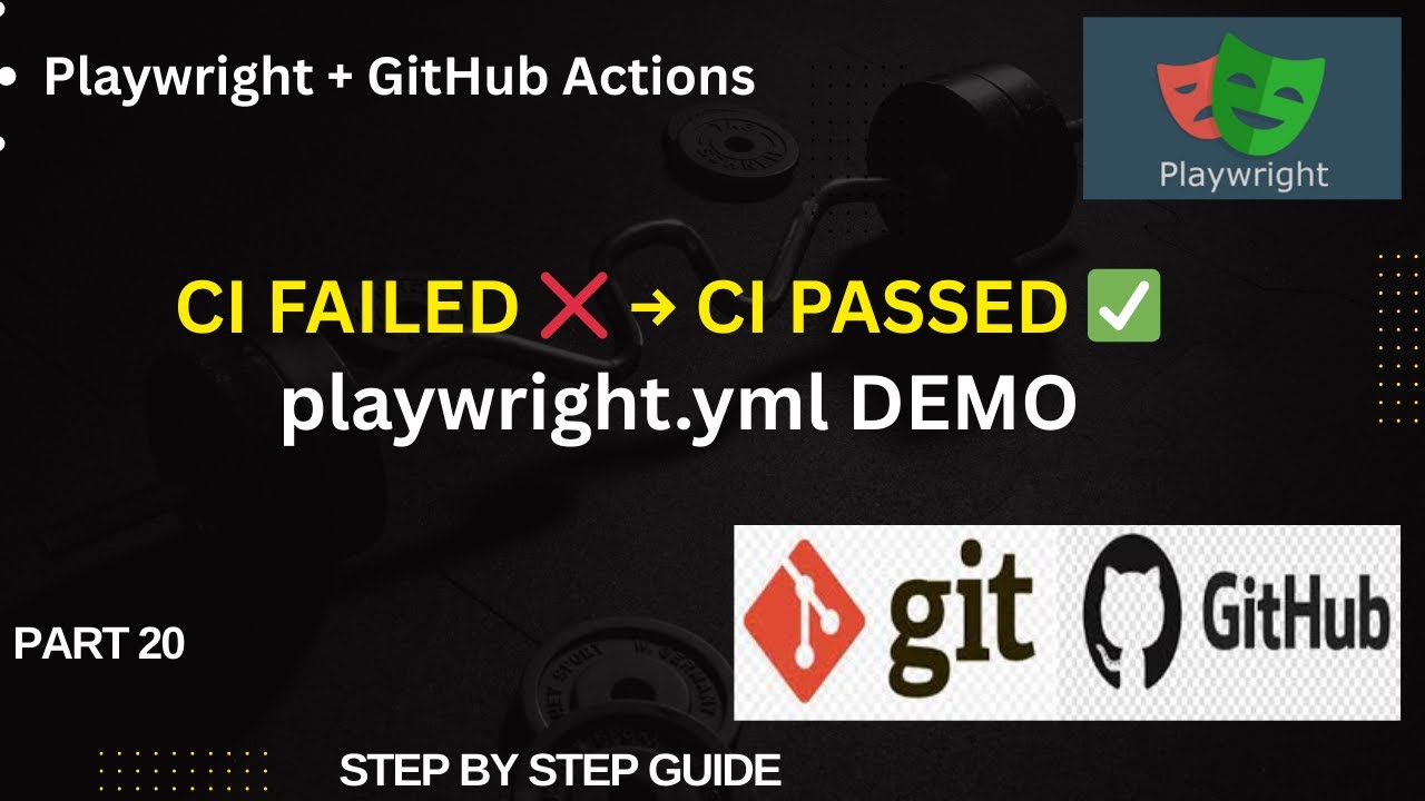 Как запустить только дымовые тесты в GitHub и сгенерировать отчет в Github Actions | CI CD