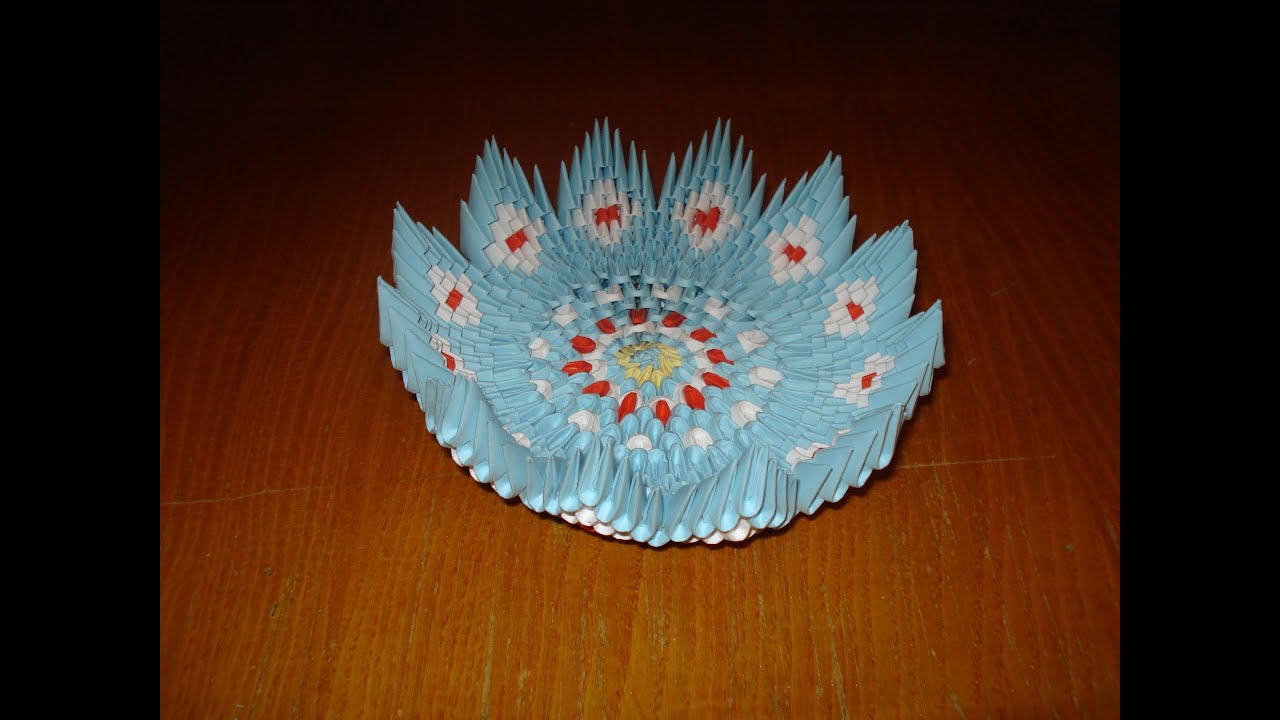 How to make a 3D origami Diamond Plate