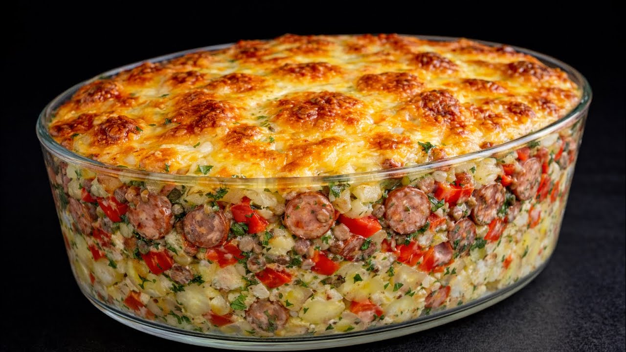 Unglaublich leckeres Abendessen in 15 Minuten! Der beste Kartoffelauflauf von meiner Oma!