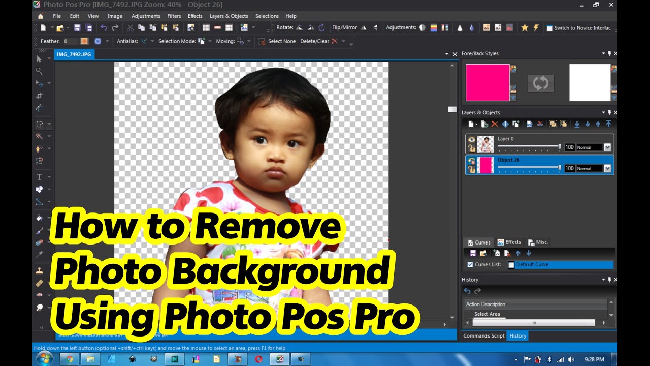 How to Remove Photo Background Using Photo Pos Pro, Alternative PhotoShop Free