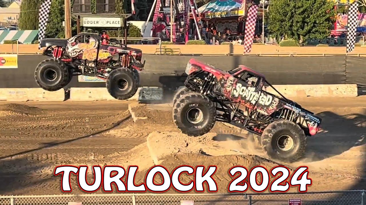 Skull Krusher and Scattered Monster Truck Highlights - Turlock, CA 2024!
