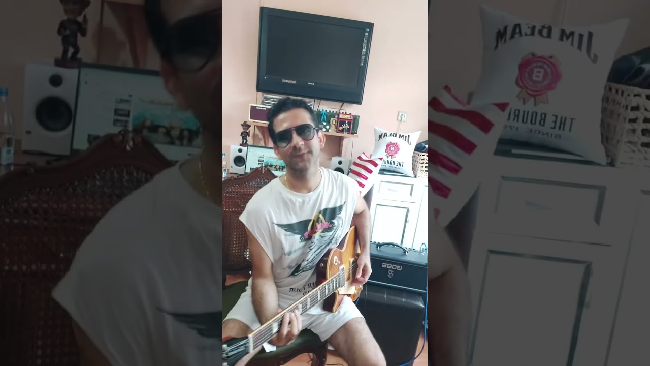 Chato plays Dream on. Guitar playthrough #bosskatanamkii  #gibsonlespaulstandard 