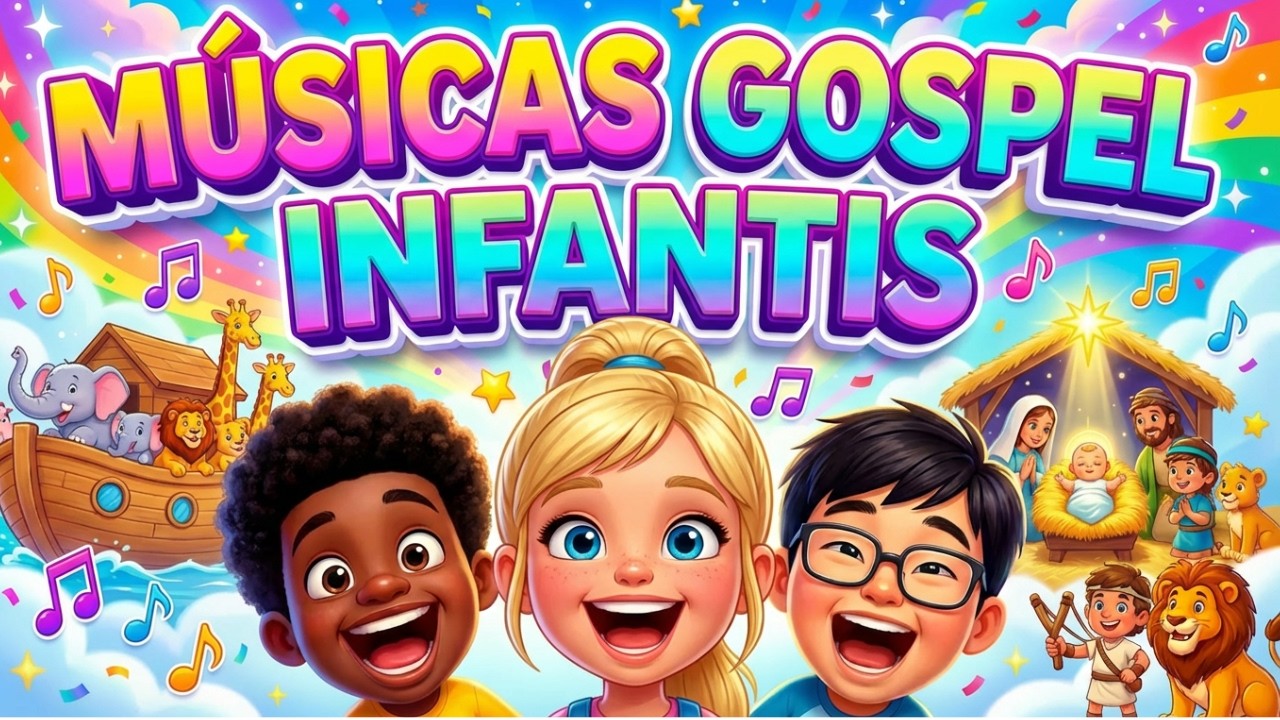 Historias biblicas Animadas de JESUS | Músicas Gospel Infantis Animadas Louvor para Crianças