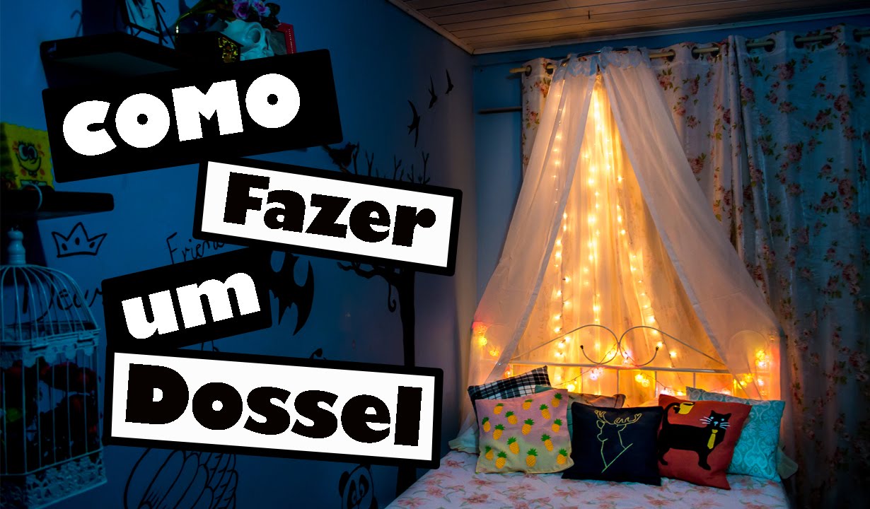 COMO FAZER UM DOSSEL E ALMOFADAS DECORATIVAS | SÁH KONFLANZ  ♡