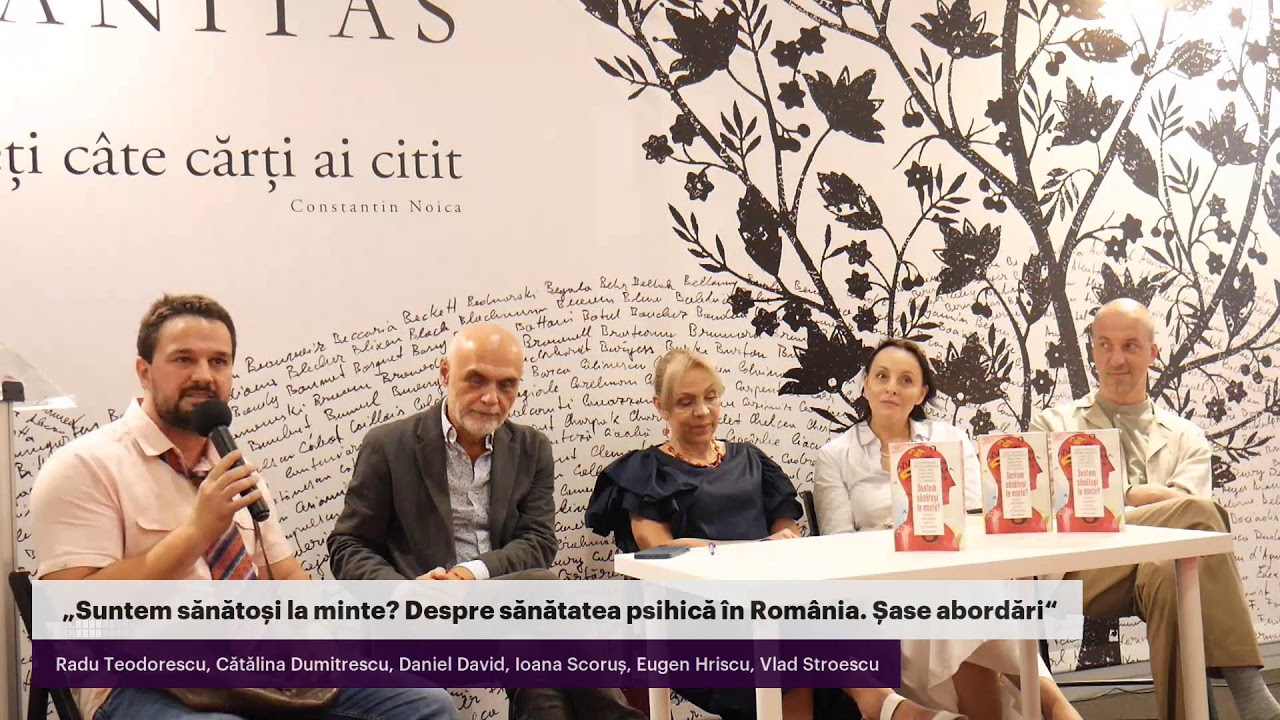 LIVE BOOKFEST – Lansare „Suntem sănătoși la minte? Despre sănătatea psihică în România. Șase abor…