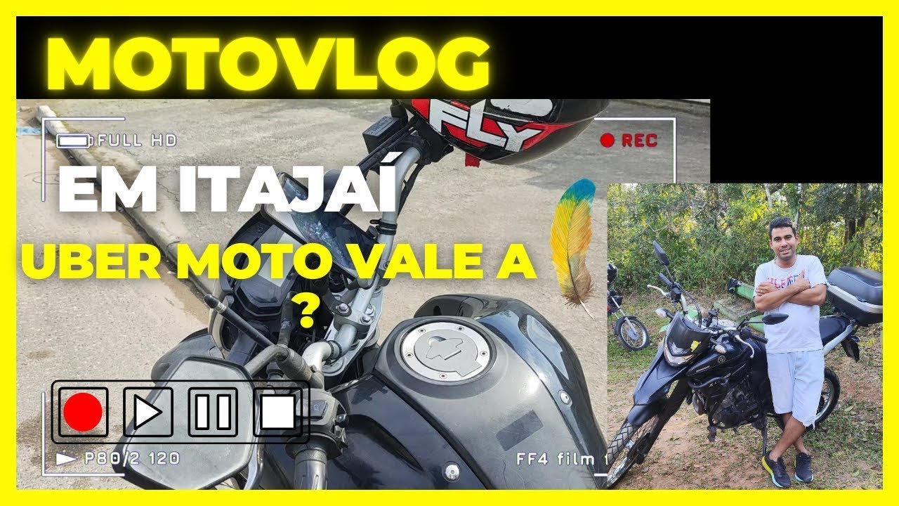 MOTOVLOG ITAJA&Iacute; SC/ UBER MOTO