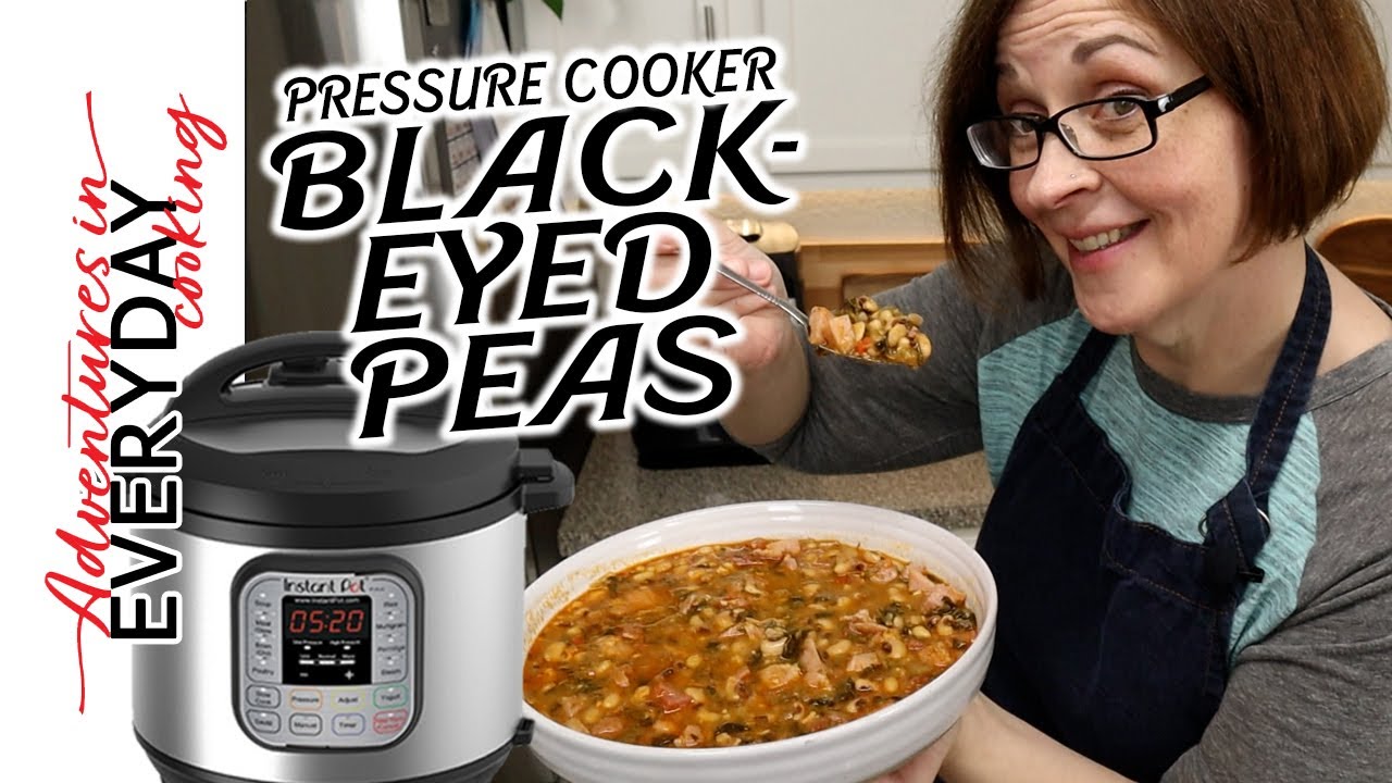 New Year Black-Eyed Peas (in the pressure cooker)