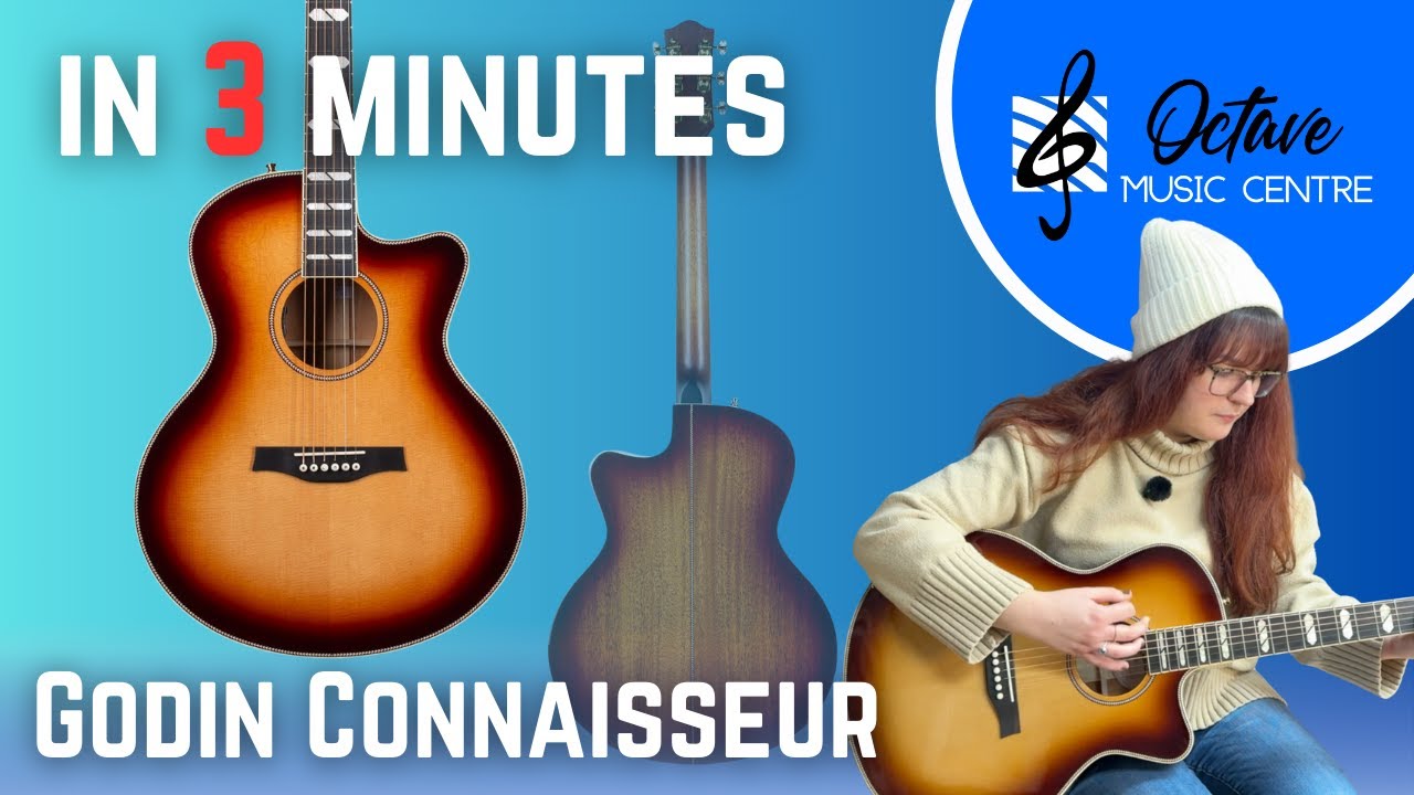 Godin Connoisseur MJ Sunsetburst Mahogany in 3 Minutes