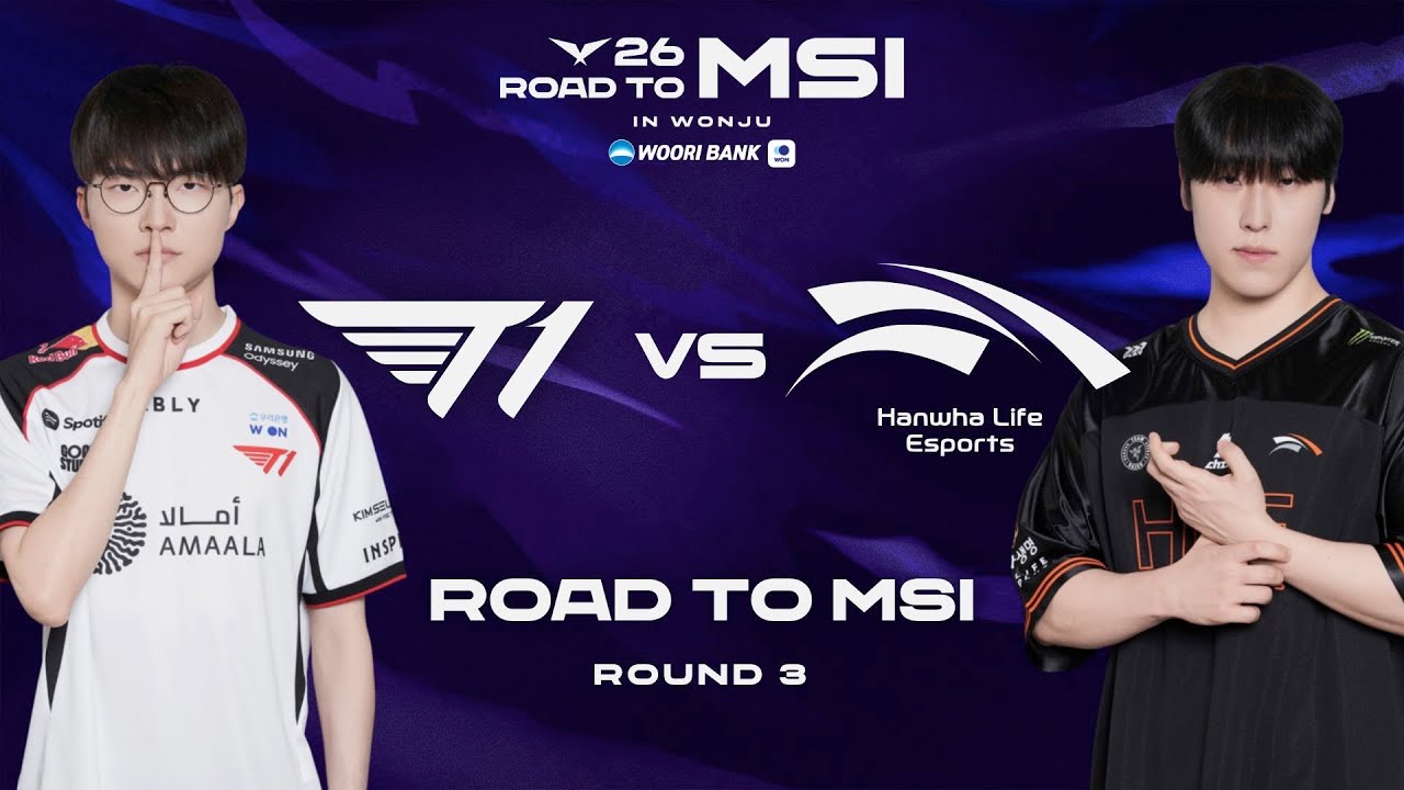 T1 vs HLE, UN BANGER POUR UNE PLACE AU MSI ! (LCK 2026)