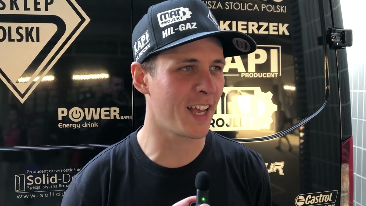 Oskar Fajfer po meczu Abramczyk Polonia Bydgoszcz - Aforti Start Gniezno (5.06.2022)