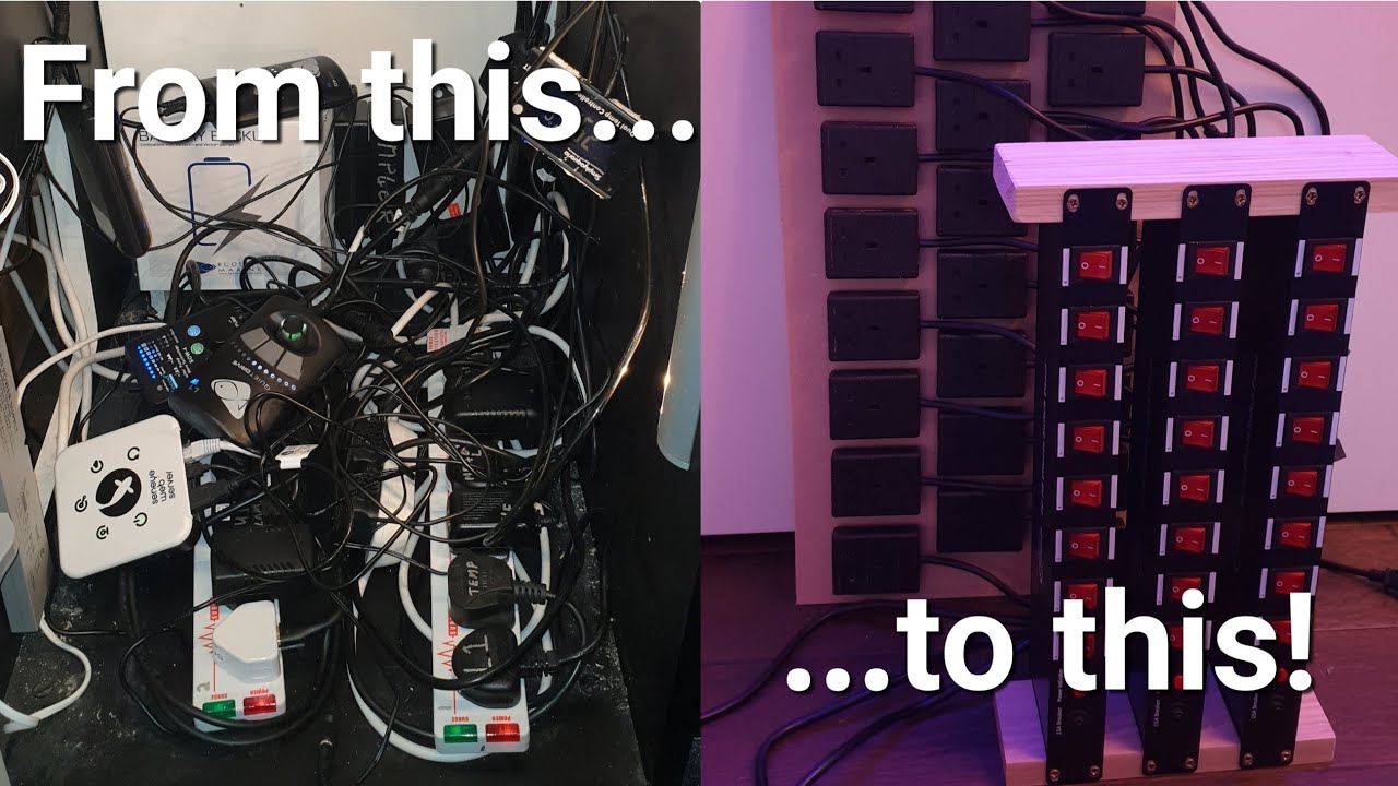 DJ Switches - Rolls Royce Aquarium Cable Management