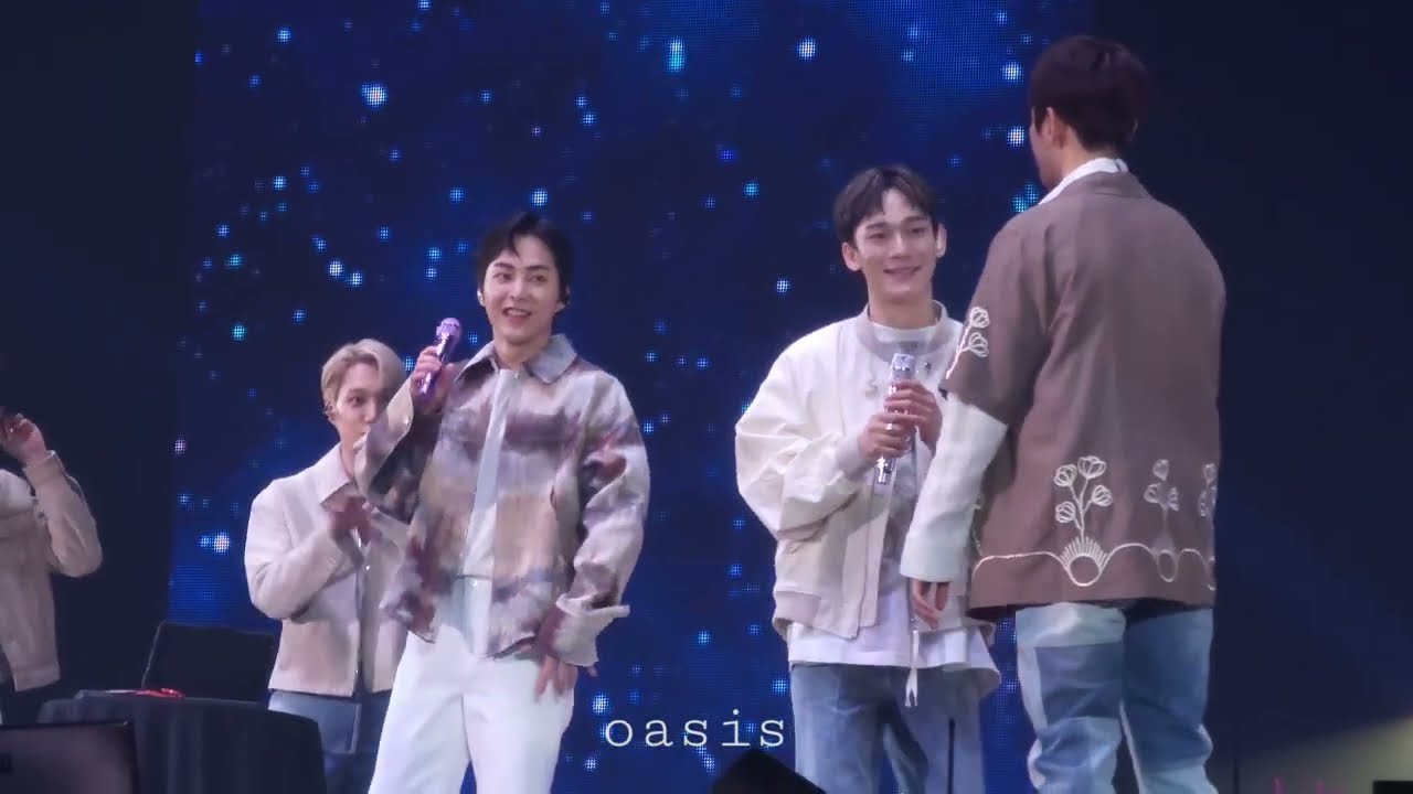 [4K] 230408 EXO 엑소 팬미팅 줄줄이 춤춰요 초록팀 KPOP RELAY DANCE QUIZ - TEAM GREEN (세훈 시우민 첸 백현, MC 카이)