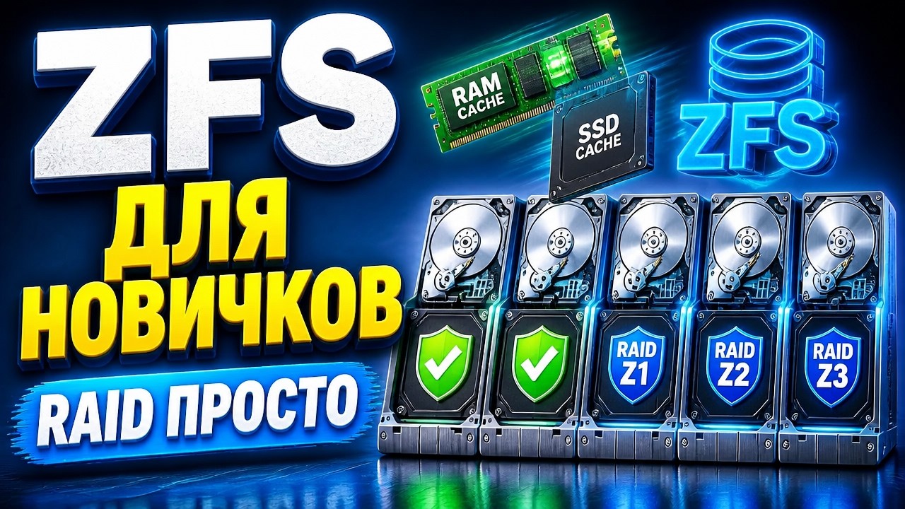 О ZFS коротко для новичков. (программный raid и не только)