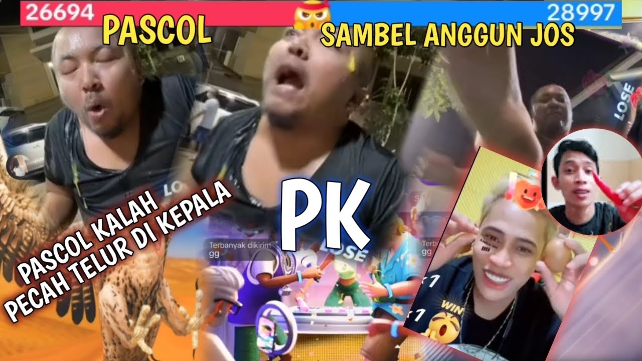 PASCOL VS SAMBEL ANGGUN  TOP 1 .. PASCOL DI BIKIN KALAH SAMPAI EMOSI🤣