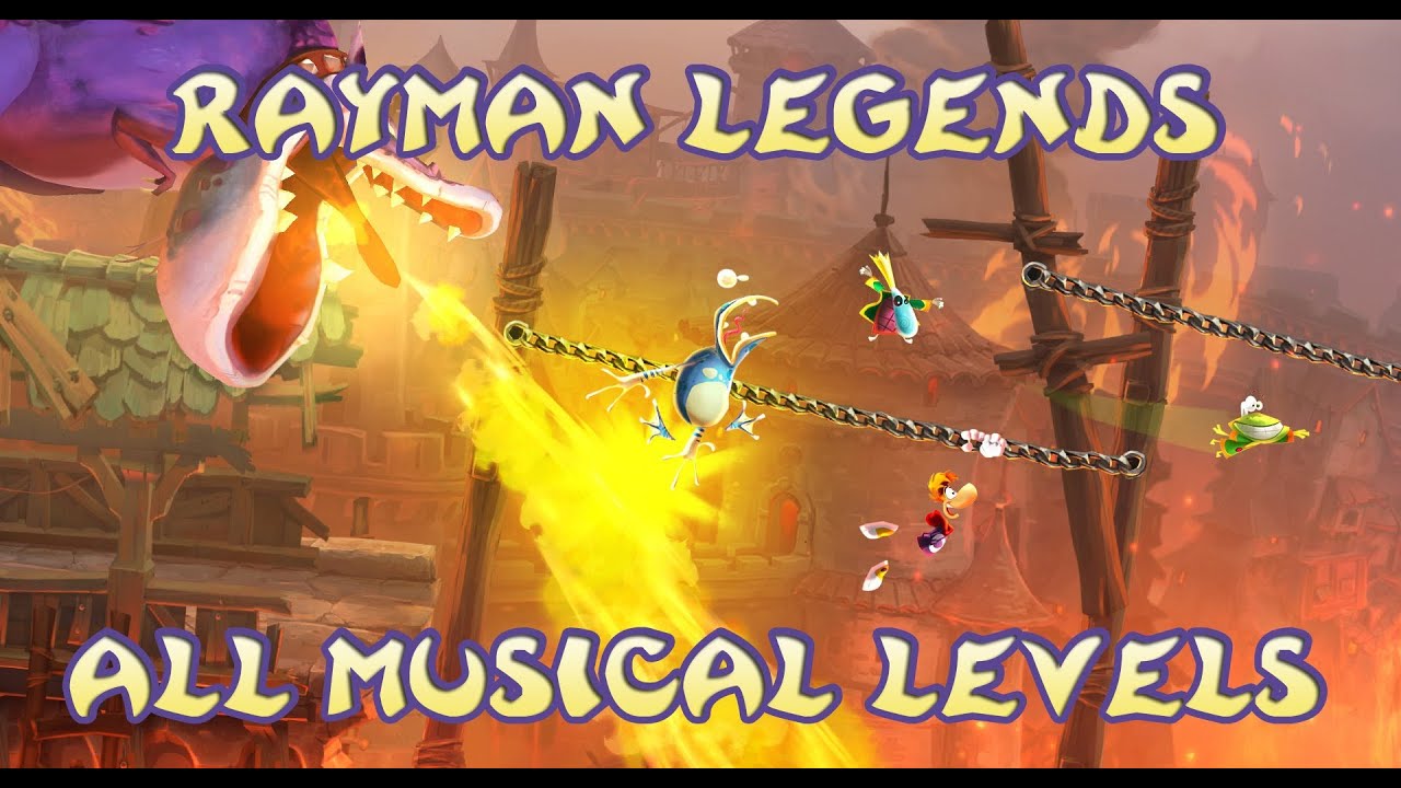 Rayman Legends - All Musical Levels HD