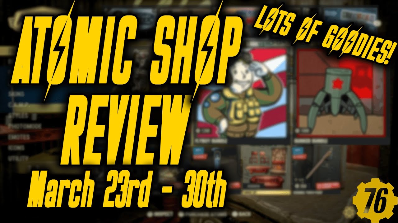 Fallout 76 Atomic Shop Update | March 23rd - 30th 2021