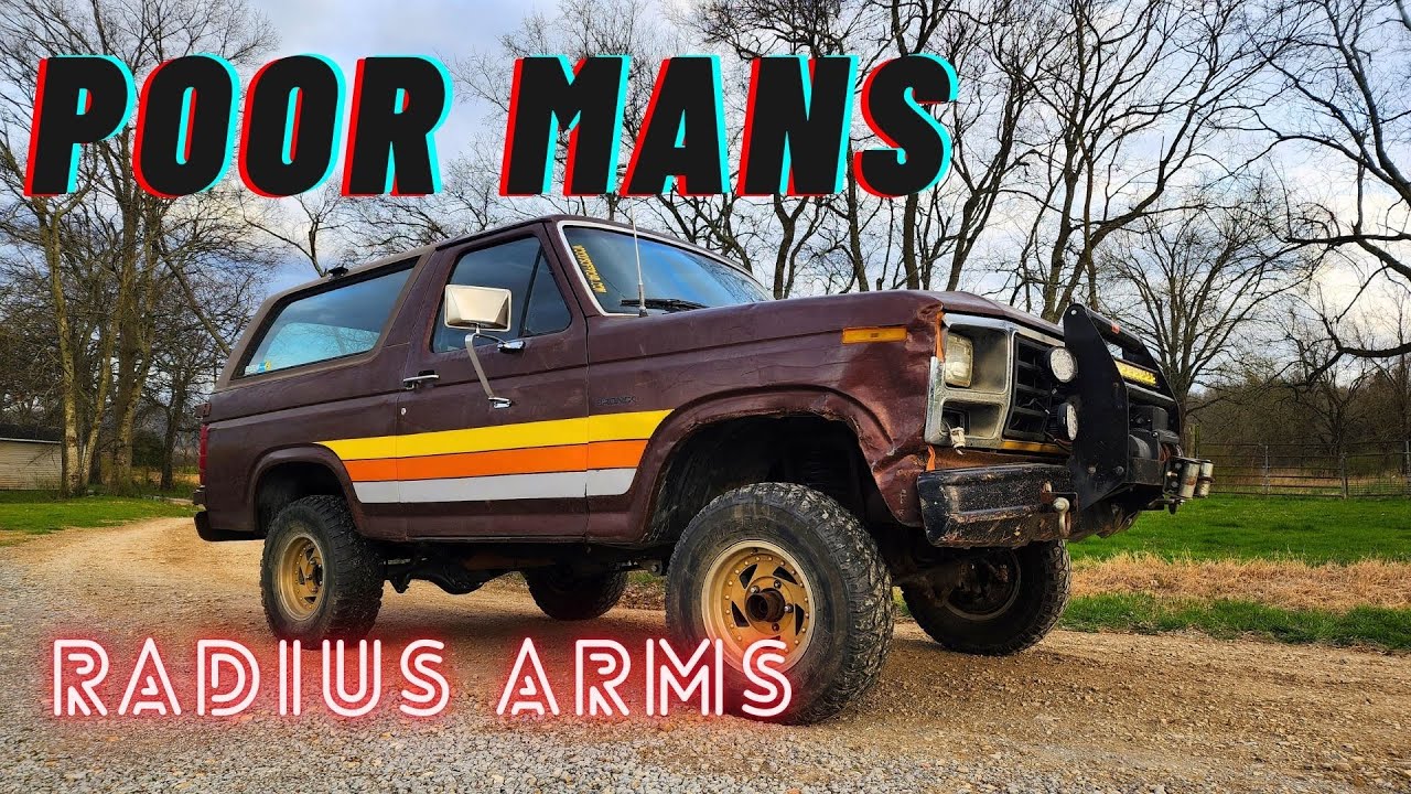 Ford Bronco DIY Extended Radius Arms (TTB long travel)