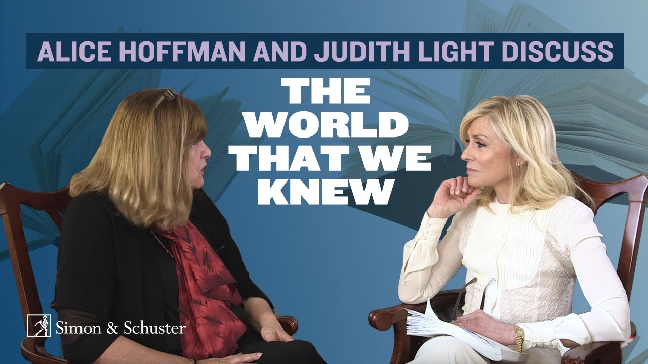 Alice Hoffman and Judith Light talk about THE WORLD THAT WE KNEW audiobook