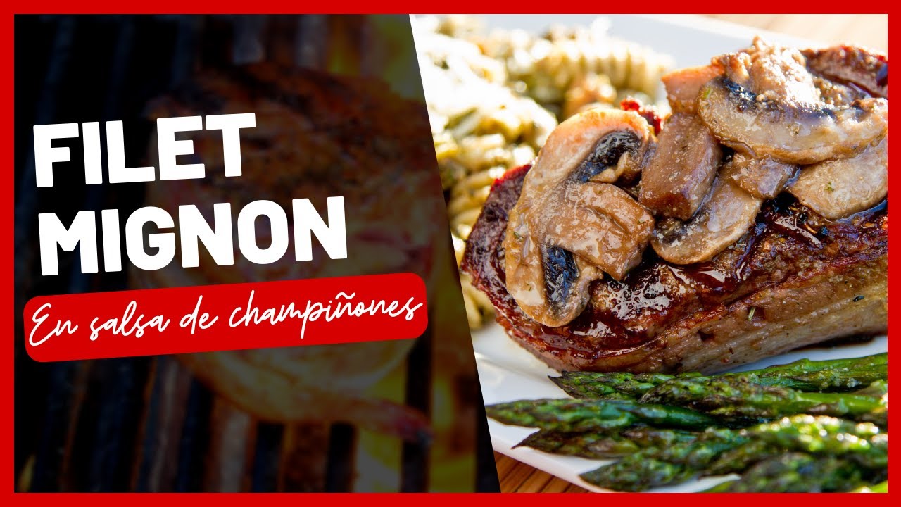 🟢 Cómo preparar un delicioso FILET MIGNON en salsa de CHAMPIÑONES 🤤| Receta paso a paso