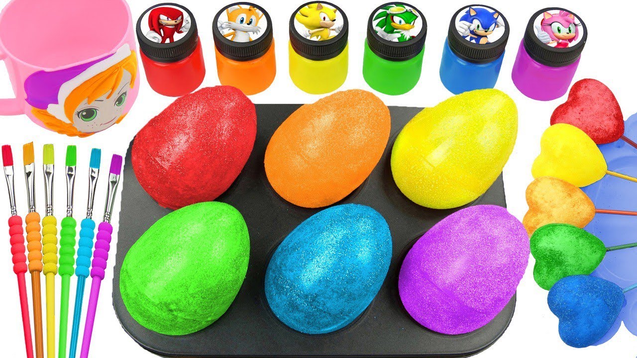 Satisfying Video l How I Make Real Rainbow Candy DIY Sprunky Eggs Painting Pie Crunchy Hearts ASMR