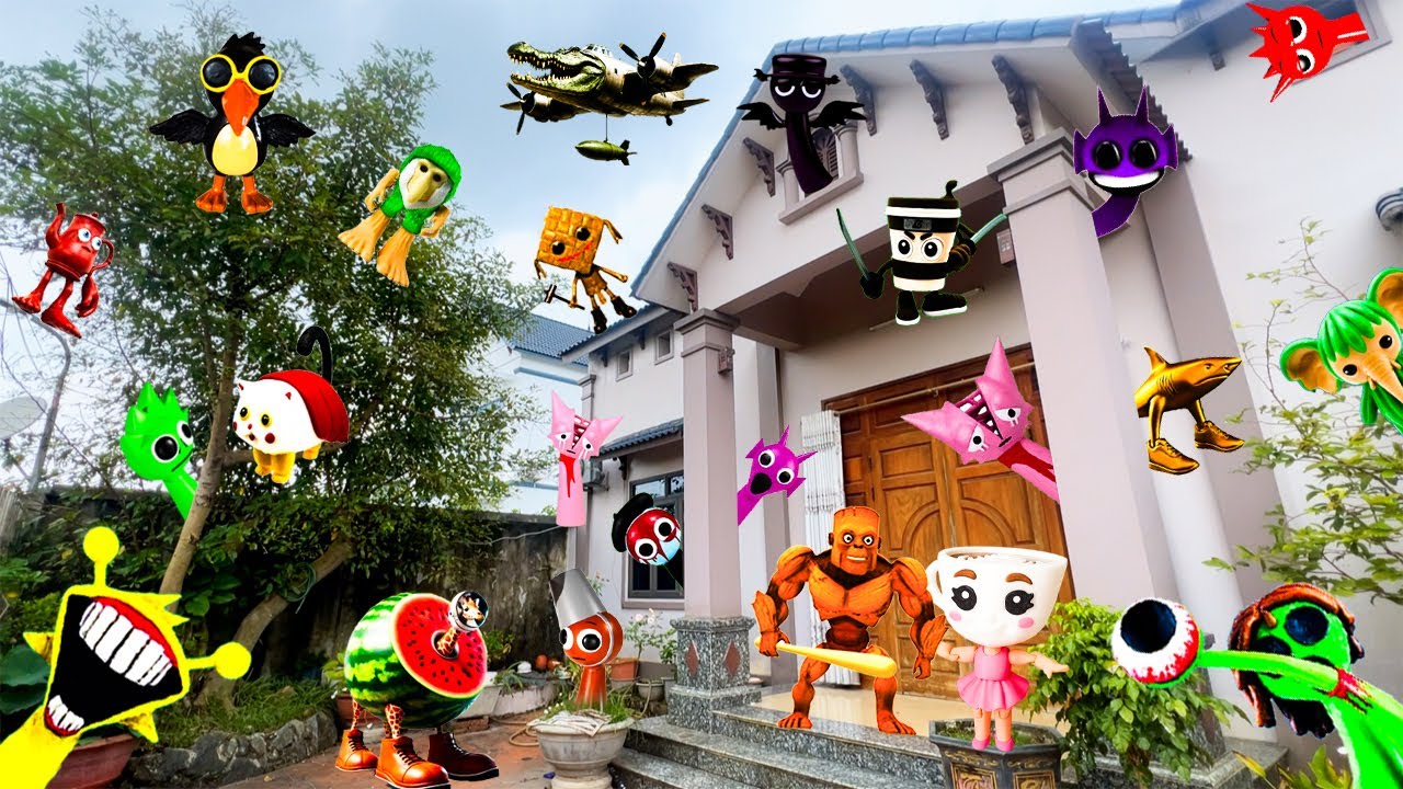I Found ALL Italian Brainrot & Sprunki at This House 😱👀