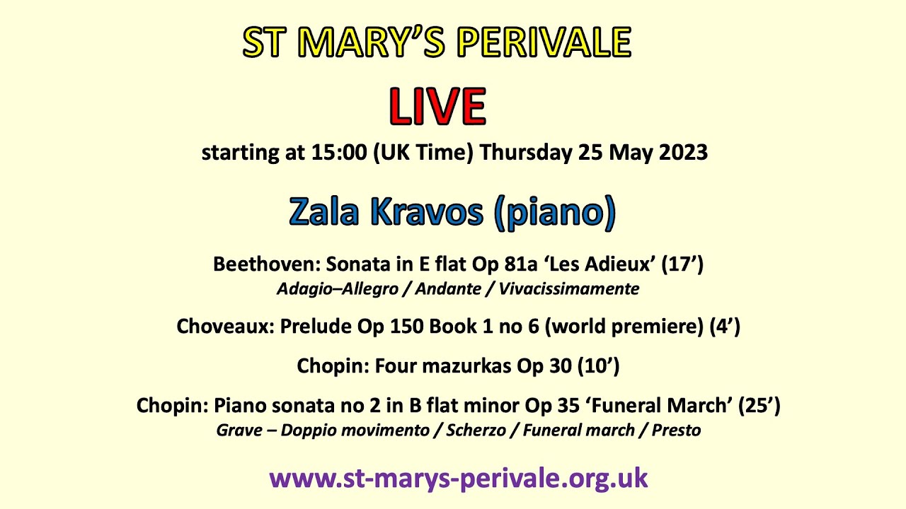 St Mary's LIVE: Zala Kravos