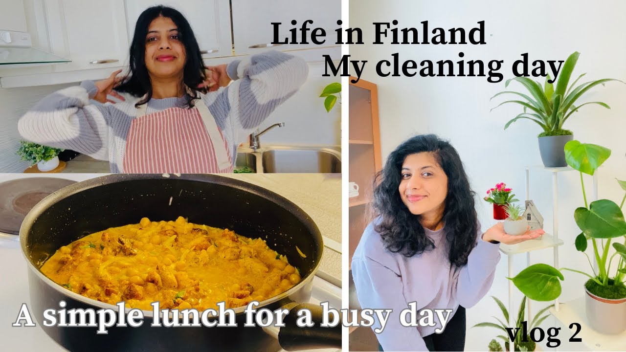 Daily life in Finnald 🌸| Indoor planting 🪴| Hight protein lunch meal 🥘 