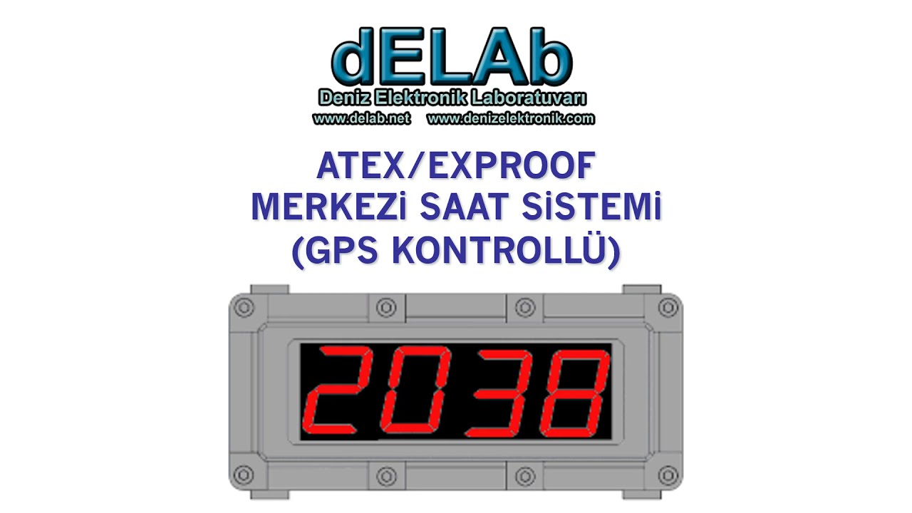 Exproof Saat - GPS Senkronize Merkezi Saat Sistemi (dELAb)
