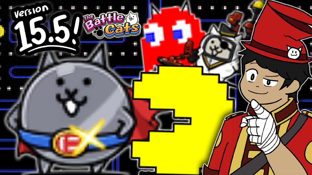 SUPERCAT TRUE FORM IS HERE! and Pac-Man Collab! v15.5 Battle Cats Update Review!