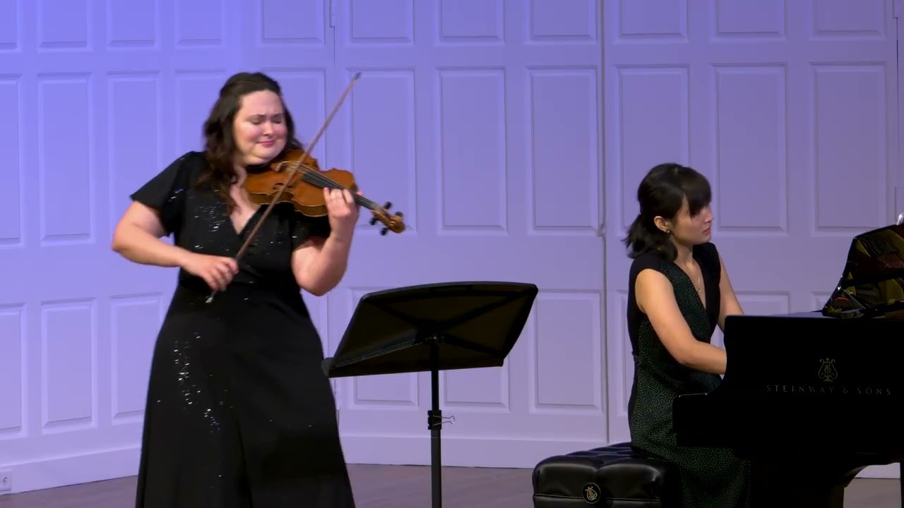 Amy Beach's Romance, Op. 23 performed by Ariel Horowitz ’19MM ’20MMA and Jiarong Li