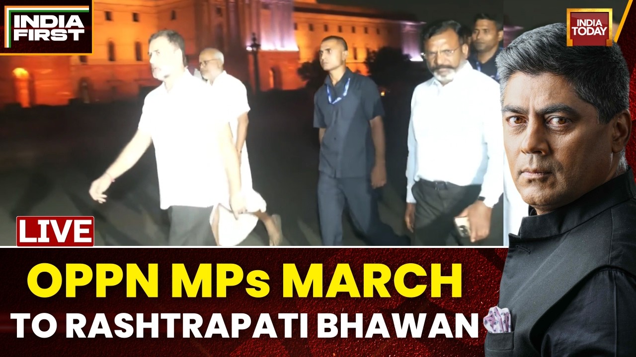 SIR Storm LIVE: Opposition's INDIA Bloc MPs March To Rashtrapati Bhawan Over CEC Gyanesh Kumar