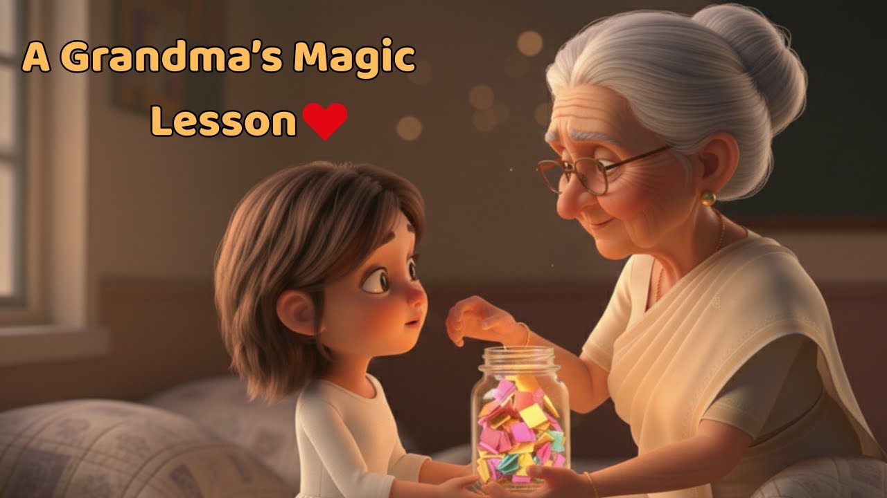 Grandma’s lesson on Positive Thinking 🌈 | Heartwarming Story | Bedtime Stories #moralstories