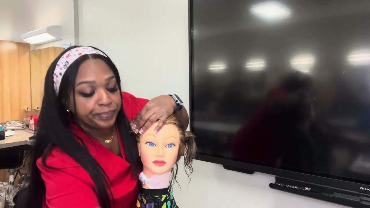 9 part section/ straight back perm rod