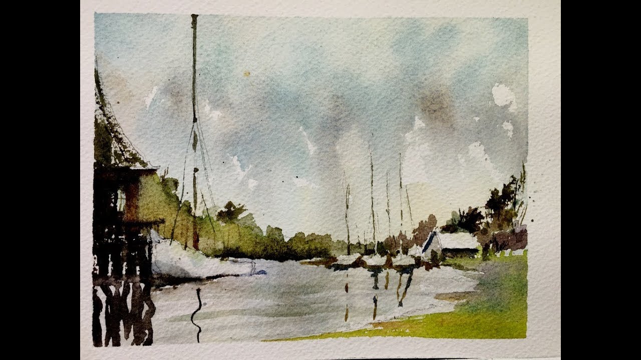 Edward Wesson Style and Techniques Painting Watercolors- with Chris Petri