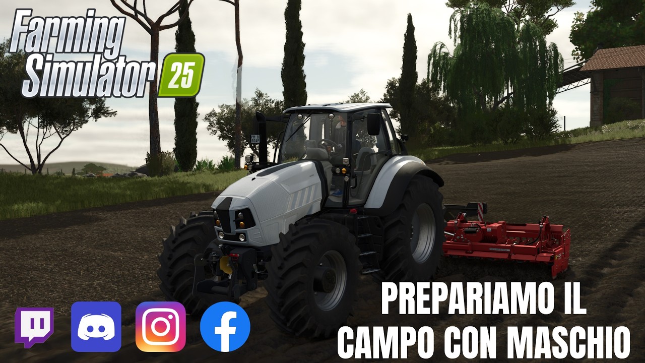 FARMING SIMULATOR 25 - ETRURIA - #02 - Prepariamo il campo con Maschio