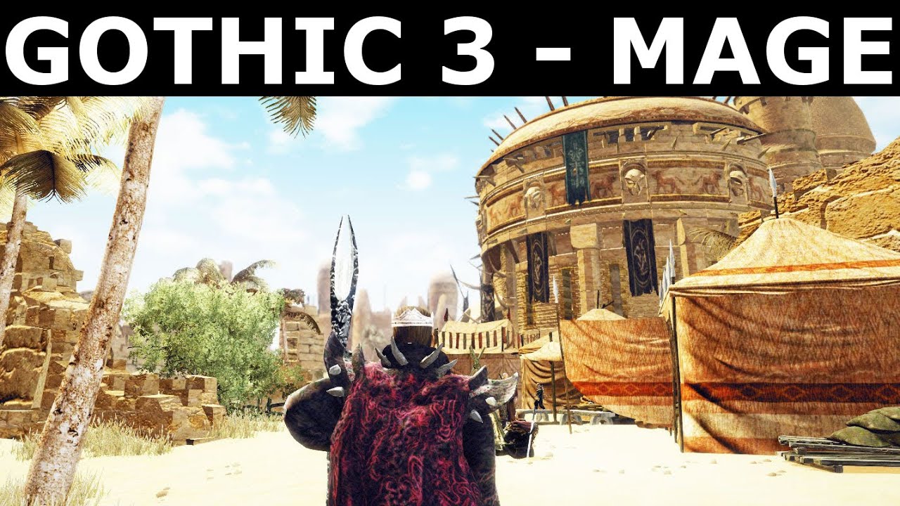 Gothic 3 Gameplay - Mage And Magic Spells (Gothic 3 Enhanced Edition v1.75)