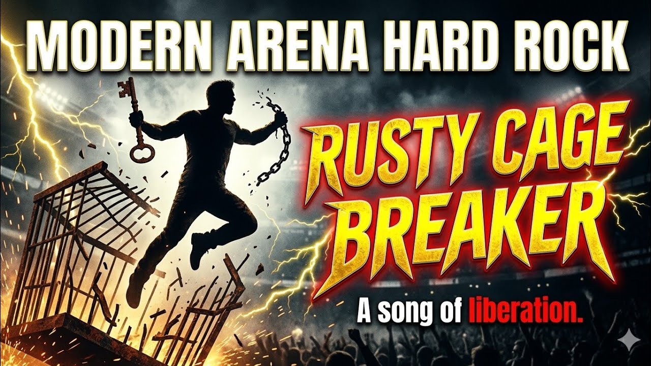 Rusty Cage Breaker - Modern Arena Hard Rock Anthem (Official Music Video) | Gritty Vocals