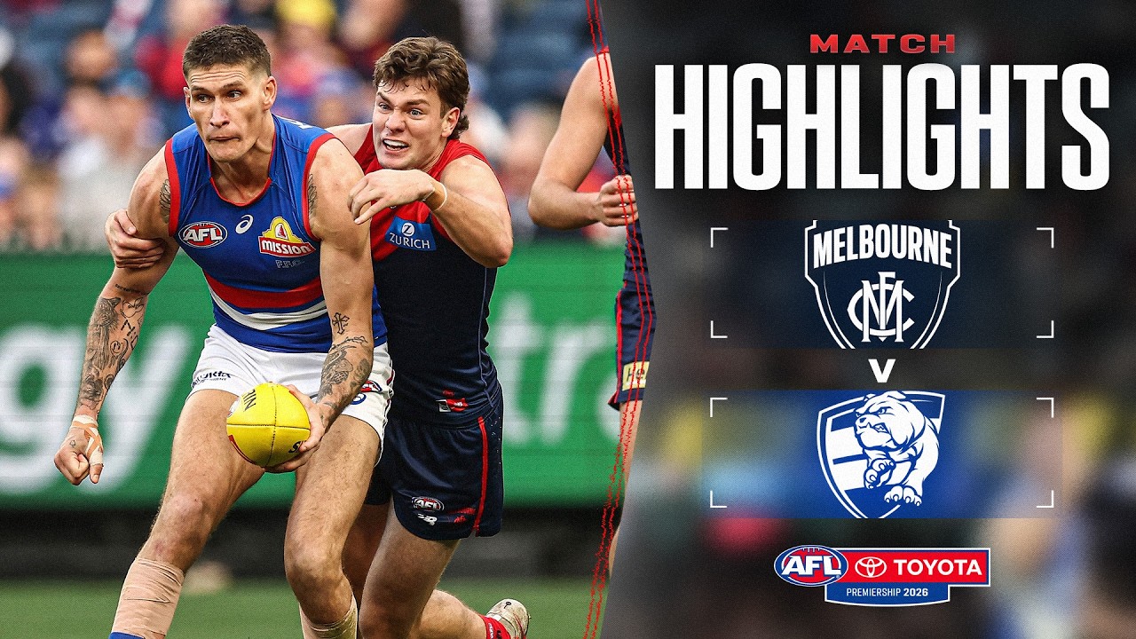 Melbourne v Western Bulldogs Highlights | Round 24, 2026 | AFL