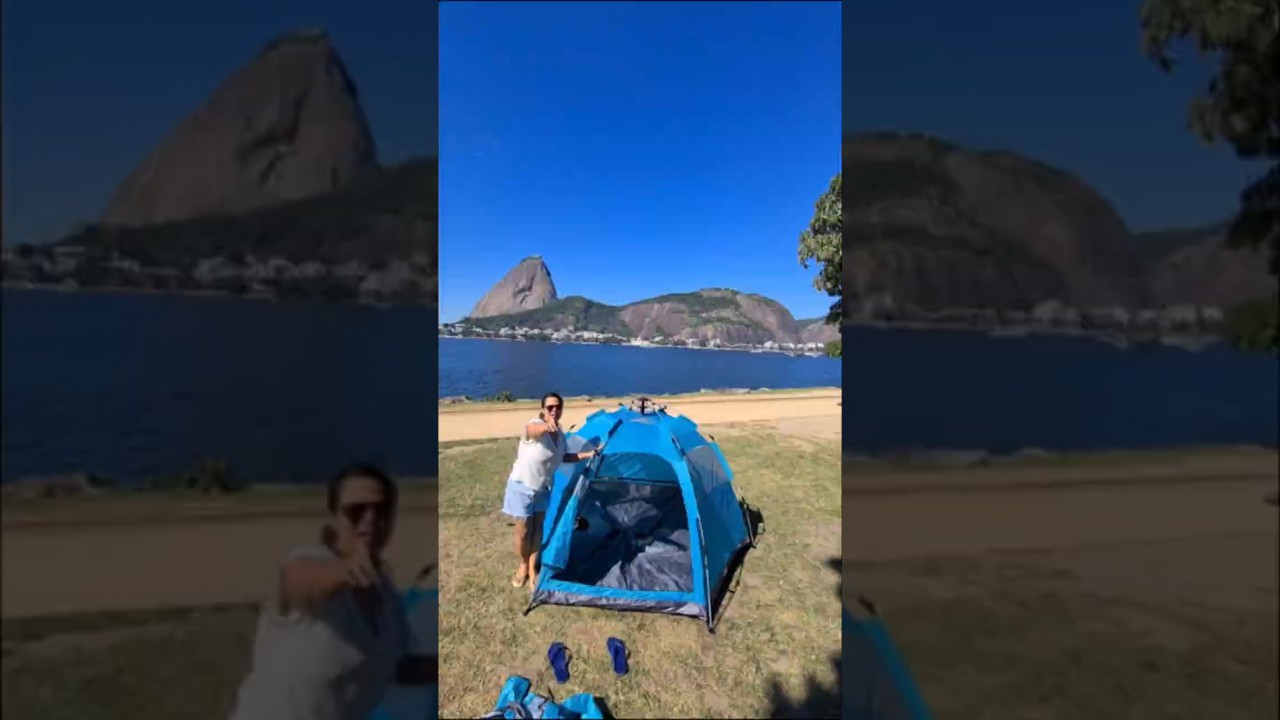 Como montar barraca de Camping da JOYFOX @joyfoxoficial  #camping #dicas #barraca #viagem