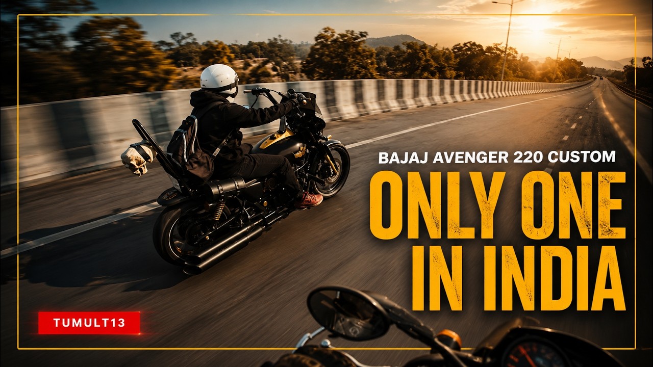 Test ride of the handbuilt Bajaj Avenger 220 | Riding it home | Bikers of Chhattisgarh | 4K VIDEO