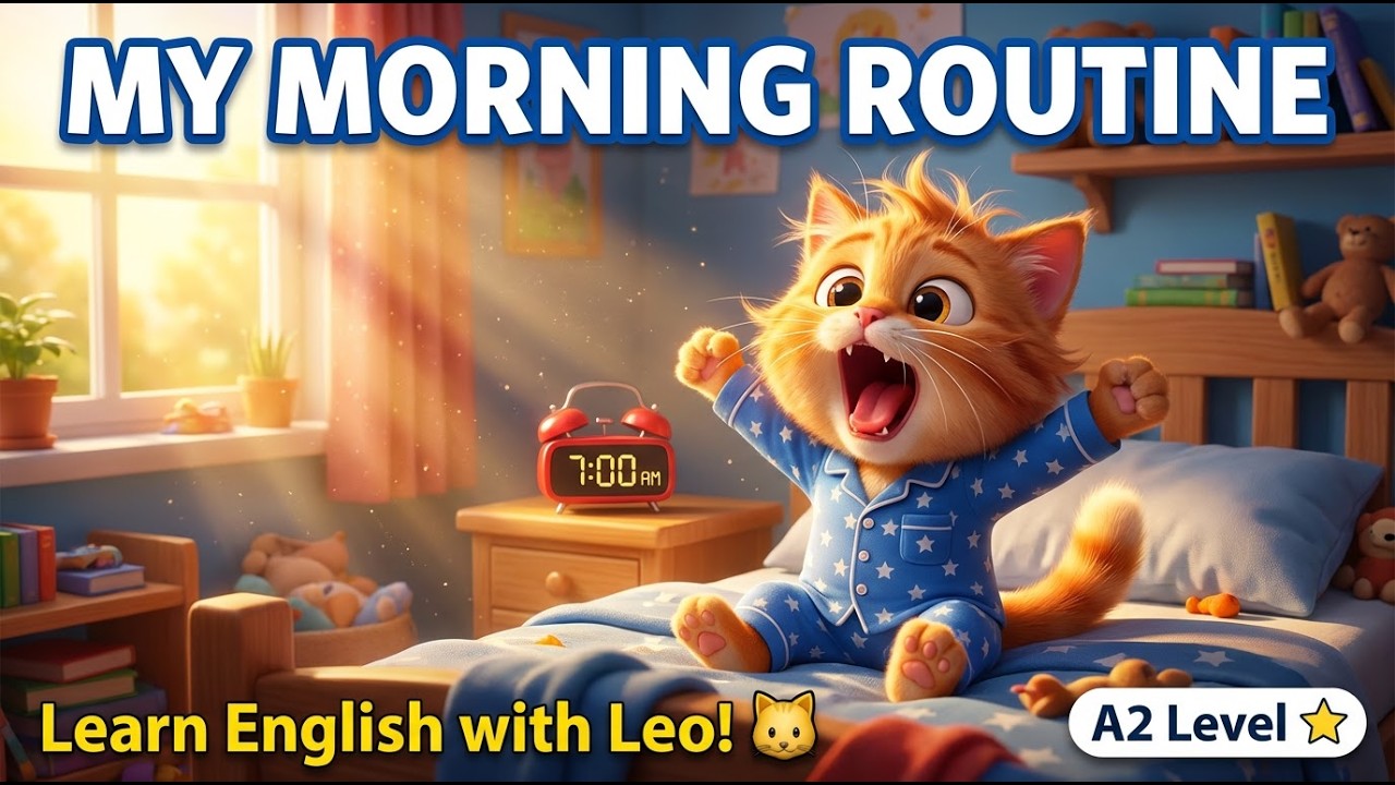 My Morning Routine in English | Slow English Listening Practice for Beginners
