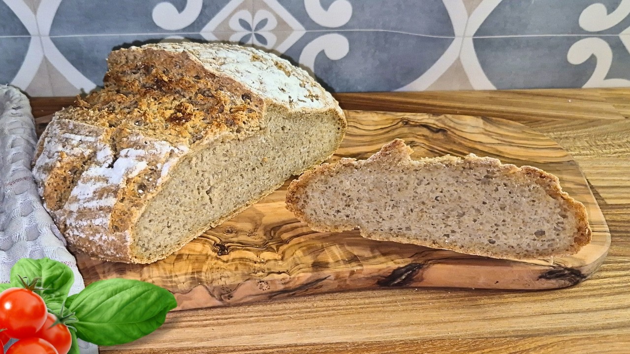 Einfaches Haferbrot 😍💫 saftig, gesund & für Anfänger geeignet! #230
