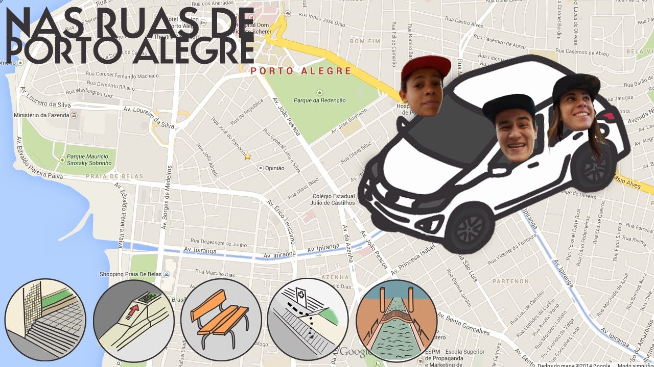 NAS RUAS DE PORTO ALEGRE com Lucas Rabelo, Monica Torres e Abe
