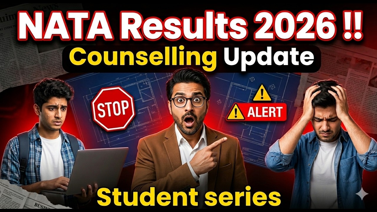 NATA Results 2026 | Counselling | Students Series | Big Updates  #nata2026