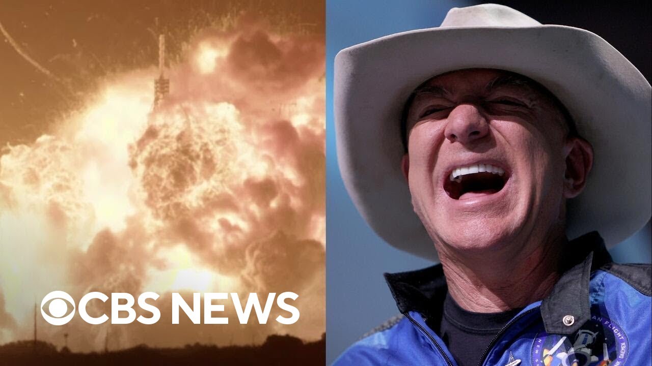 Jeff Bezos reacts to huge Blue Origin rocket explosion that could impact U.S. moon ambitions