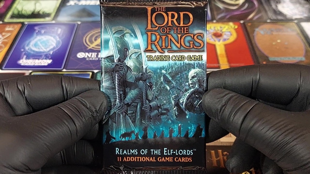 Lord of the Rings LOTR TCG - Realms Of The Elf-Lords ENG booster pack opening
